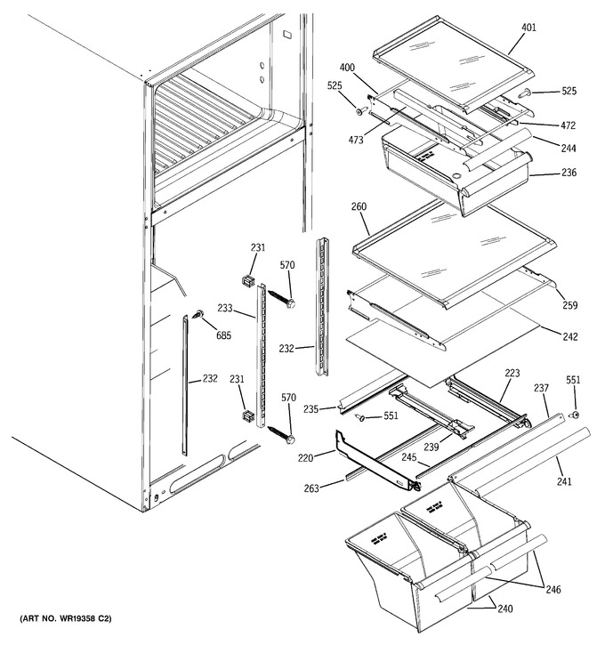 Diagram for GTS18PBRDRWW