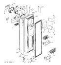 Diagram for 1 - Freezer Door