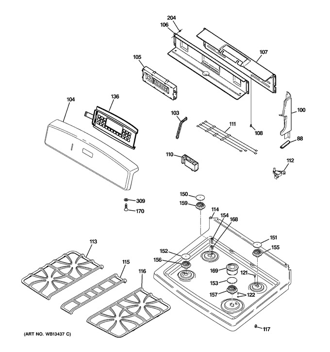 Diagram for JGB900SEK2SS