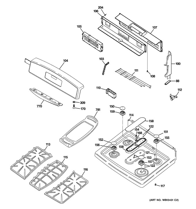 Diagram for JGB908SEK2SS