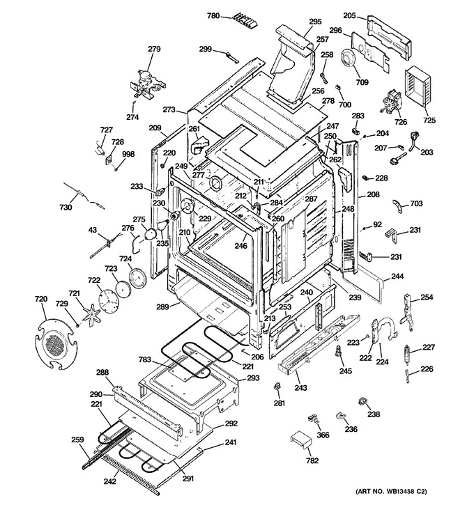 Diagram for JGB918SEK2SS