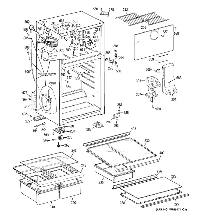 Diagram for GTS18GCSARWW