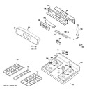 Diagram for 2 - Control Panel & Cooktop