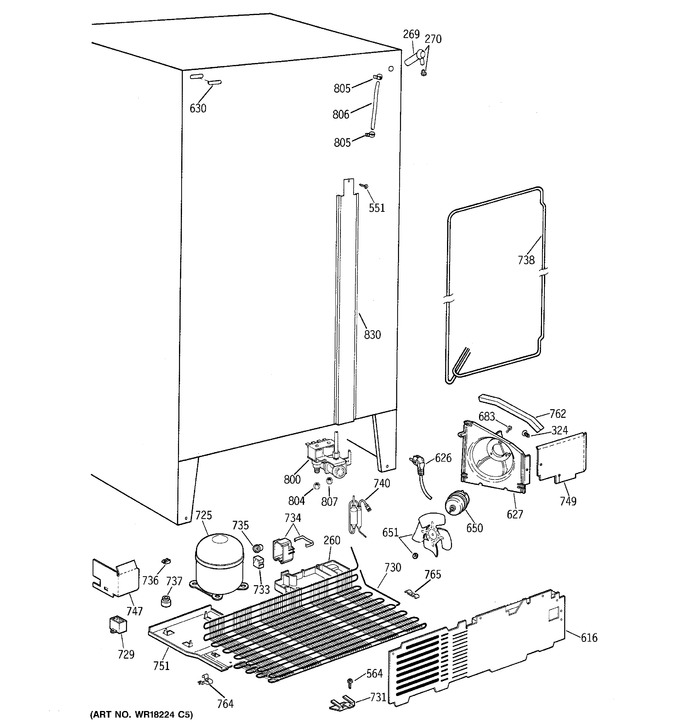 Diagram for TFX24PFXAWW