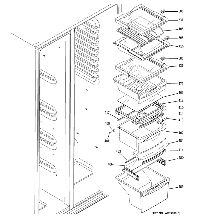 Diagram for ESL23XGSBBS