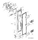 Diagram for 1 - Freezer Door