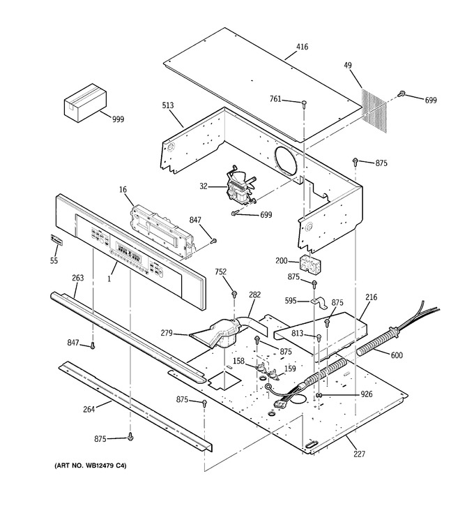 Diagram for ZET938WF4WW