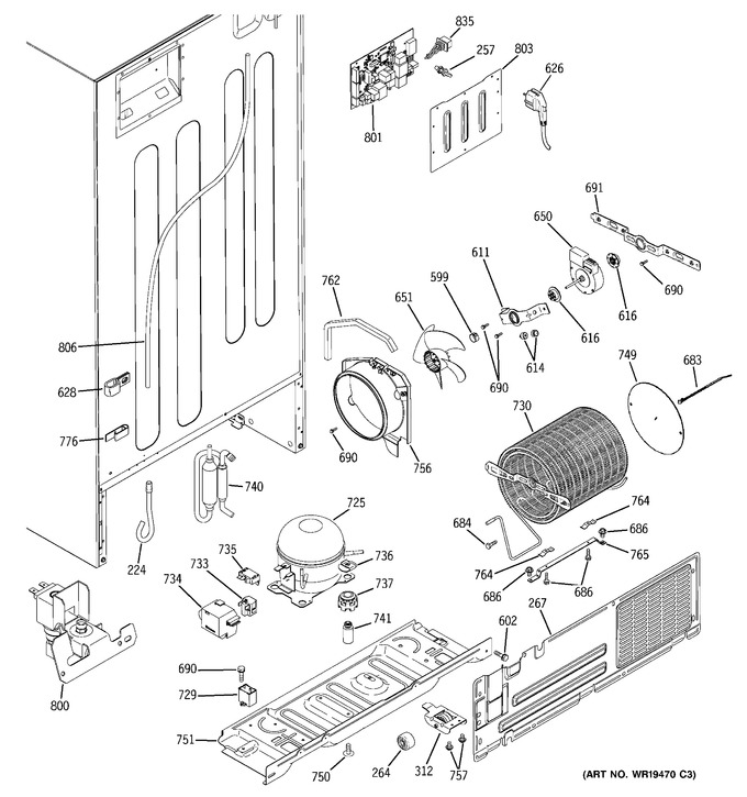 Diagram for PTS22LCSARWW