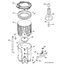 Diagram for 3 - Tub, Basket & Agitator