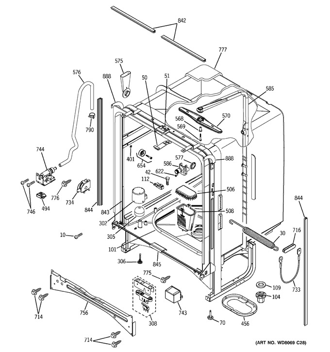 Diagram for EDW4000G10CC