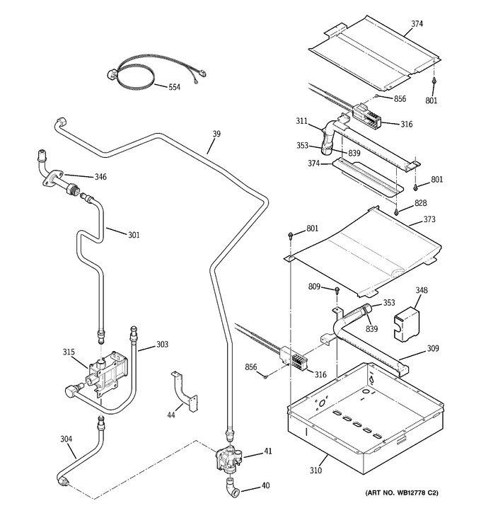 Diagram for JGSP48BH2BB