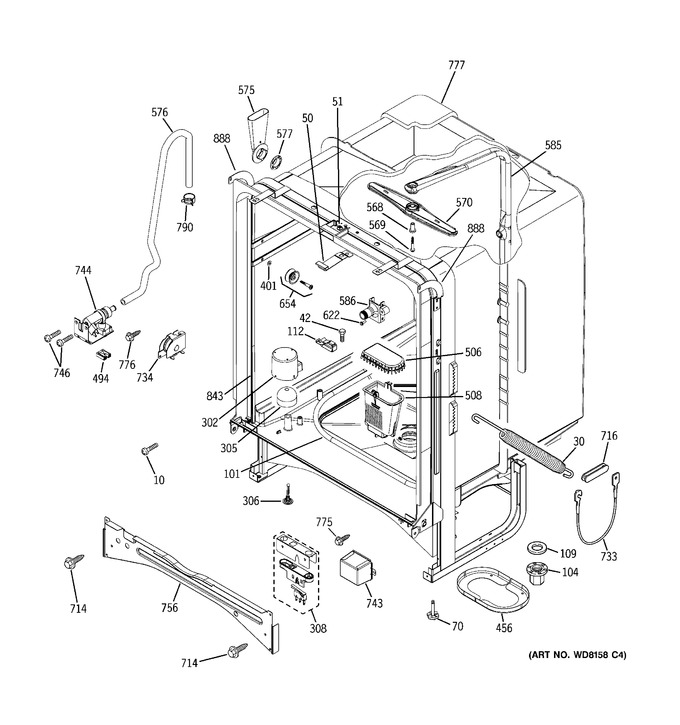 Diagram for GSD6200J10WW