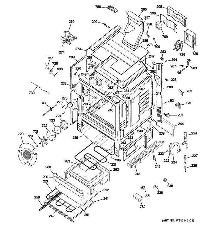 Diagram for JGB928TEK3WW