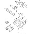 Diagram for 2 - Control Panel & Cooktop