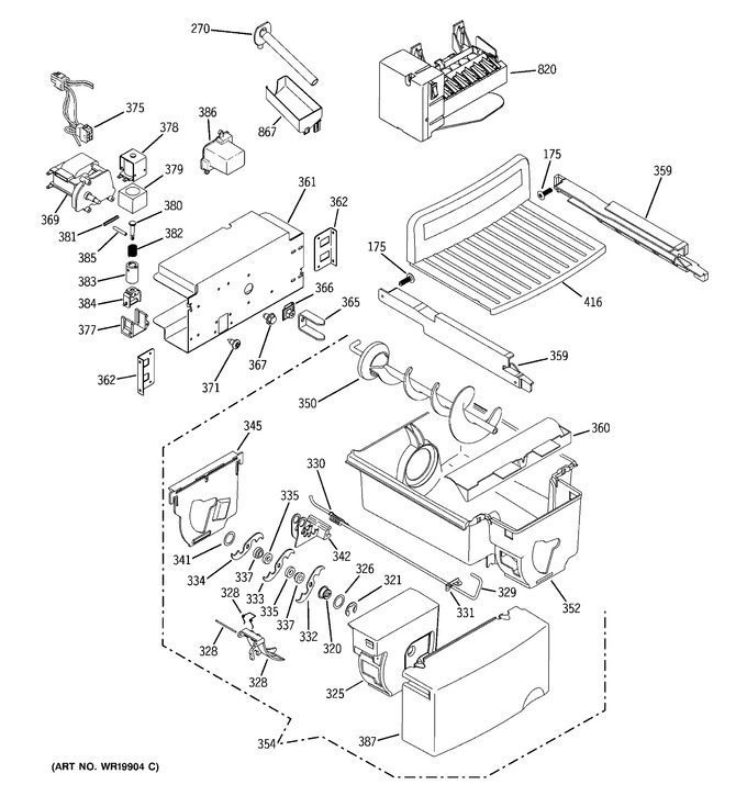 Diagram for PSK29NHSACWW