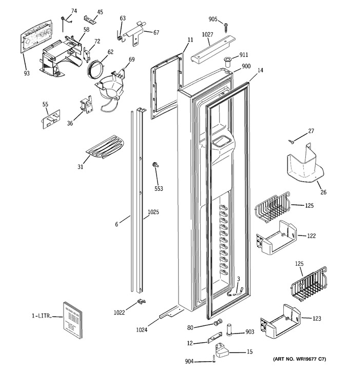 Diagram for PSH25PGSBWV