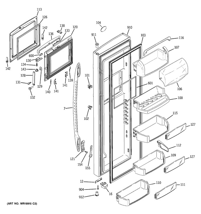 Diagram for PSC23NHSBWW