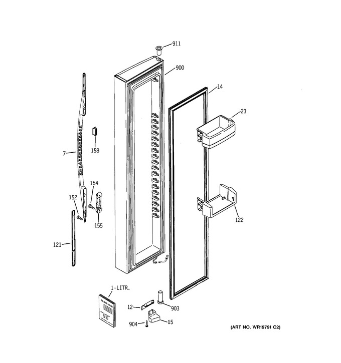 Diagram for GSX25YBSBCWW