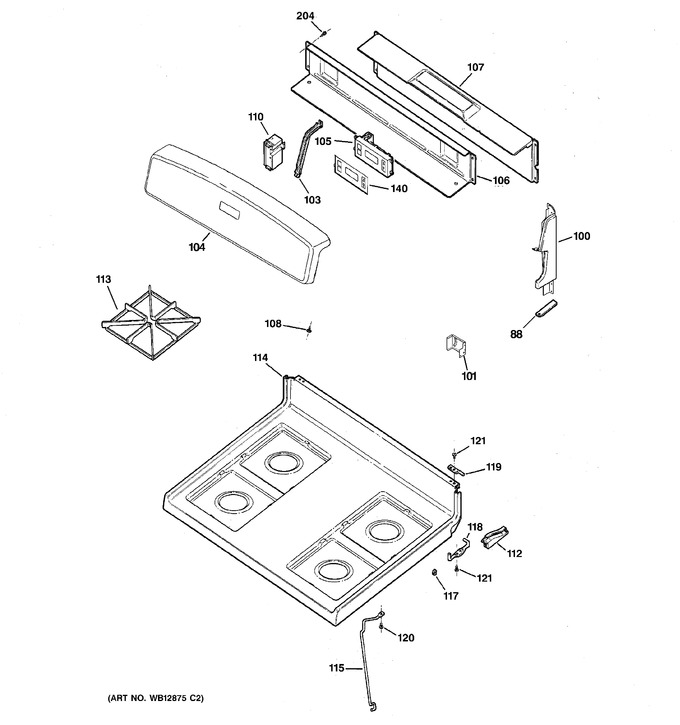 Diagram for JGBS20WEH2WW