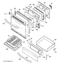 Diagram for 4 - Door & Drawer Parts