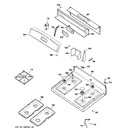 Diagram for 2 - Control Panel & Cooktop Parts