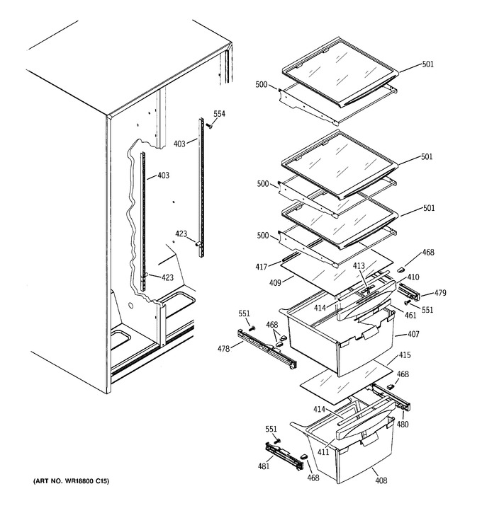 Diagram for GSH25JFRIWW