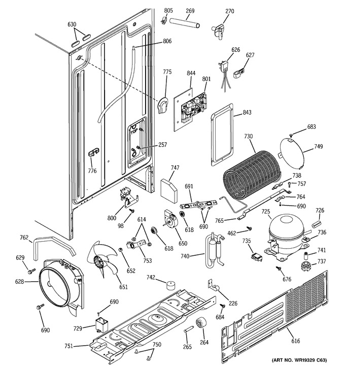 Diagram for GSH25JFRIWW