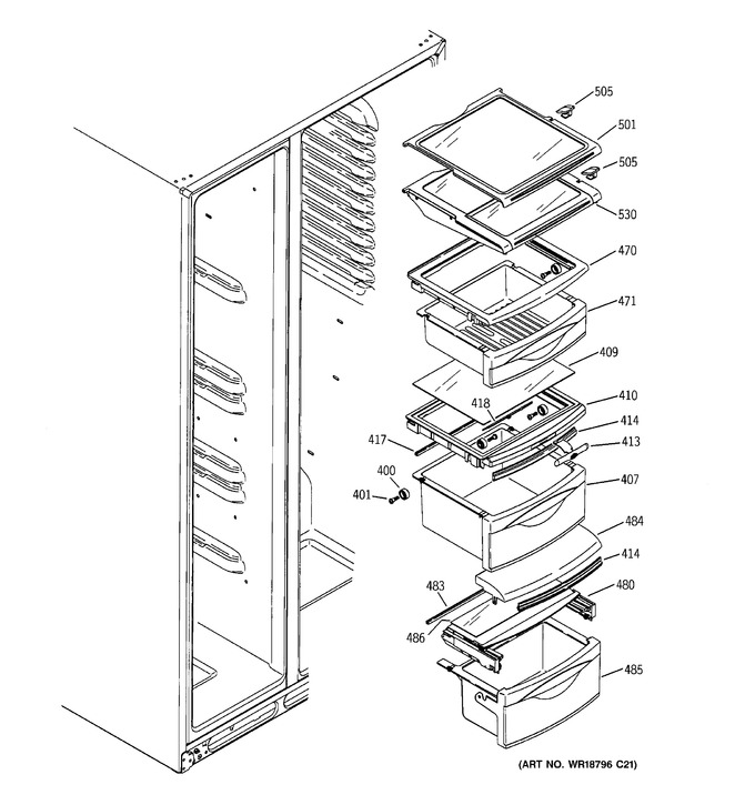 Diagram for ESF25LGREBB