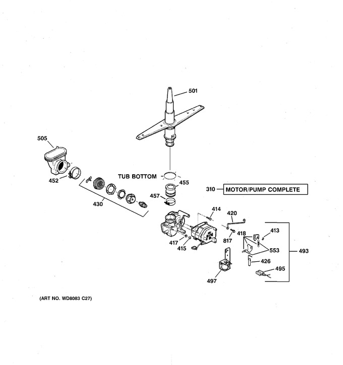 Diagram for GSD4300L03WW