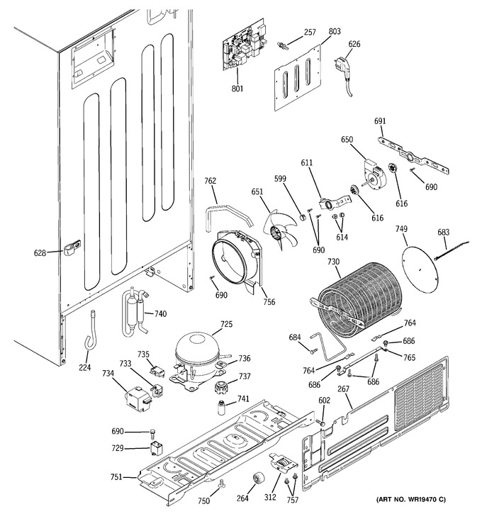 Diagram for GTH22KBRARWW