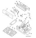 Diagram for 2 - Control Panel & Cooktop