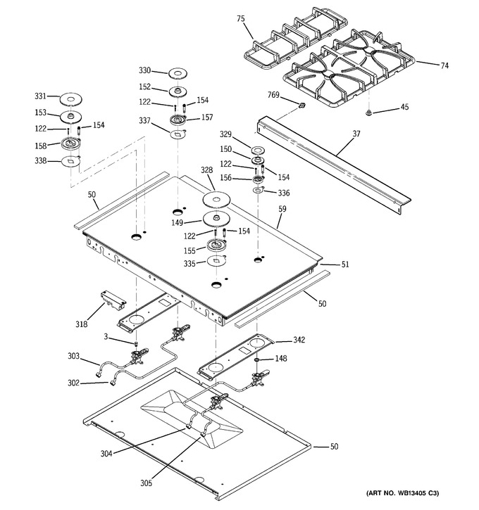 Diagram for J2S968TH6WW