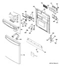 Diagram for 1 - Escutcheon & Door Assembly