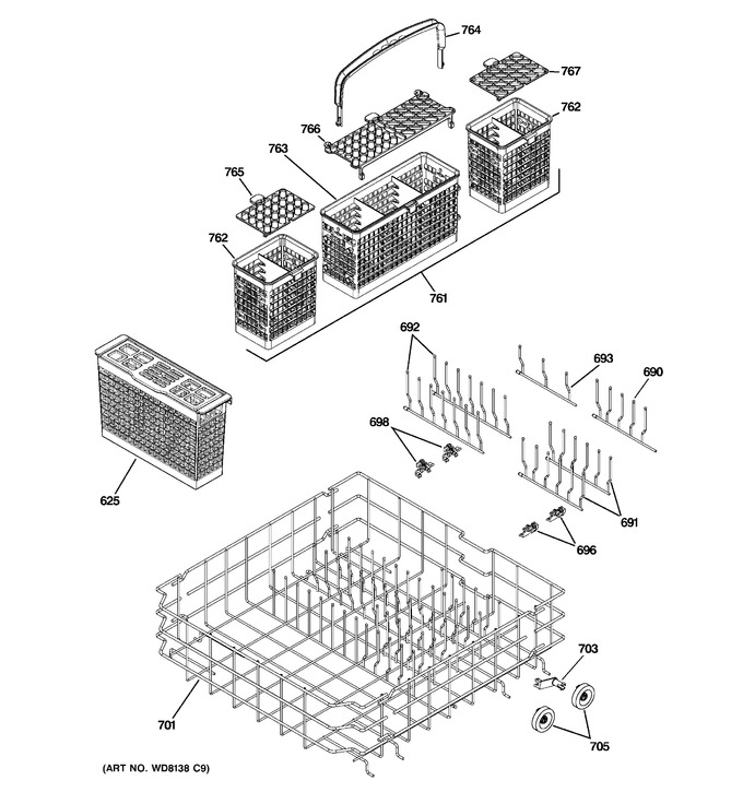 Diagram for PDW8880L00SS