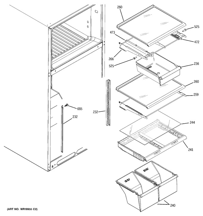 Diagram for DTS18ICSLRWW