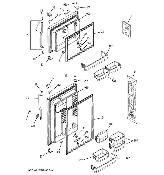 Diagram for DTS18ZBRRRWW