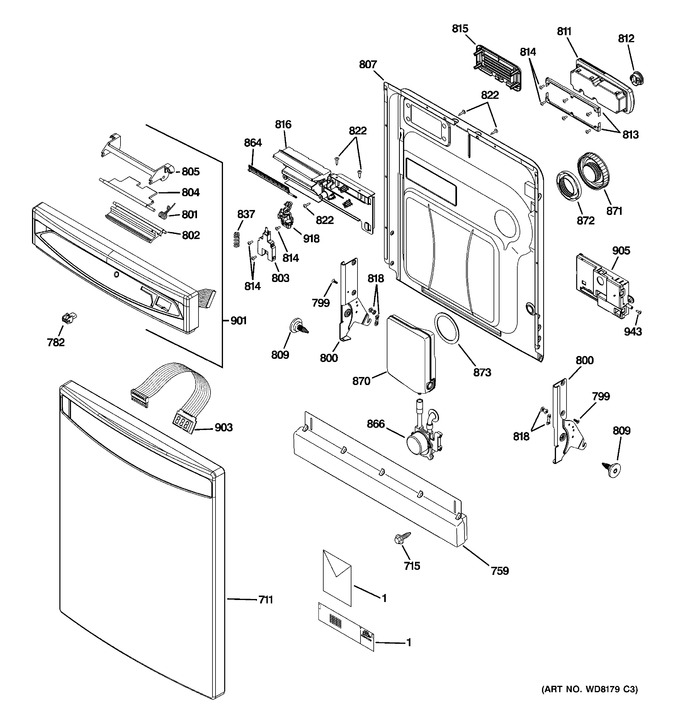 Diagram for PDW8900L00WW