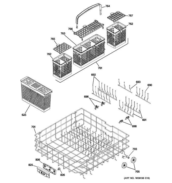 Diagram for PDW8980L00SS