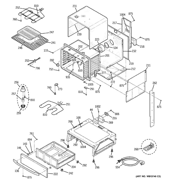 Diagram for JCS905WK1WW