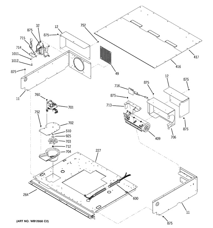 Diagram for ZET3038WH2WW