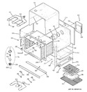 Diagram for 6 - Lower Oven Body