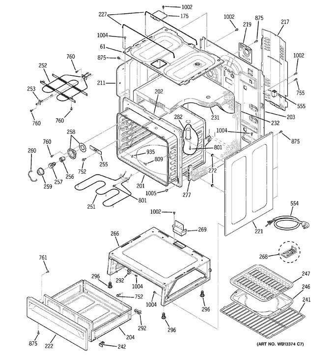 Diagram for JCBP26WJ2WW