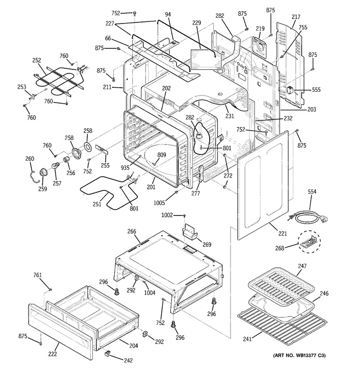 Diagram for JCBP64WJ2WW