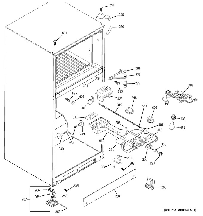 Diagram for DTS18ICSNRWW