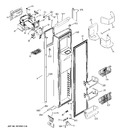 Diagram for 1 - Freezer Door