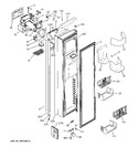 Diagram for 1 - Freezer Door