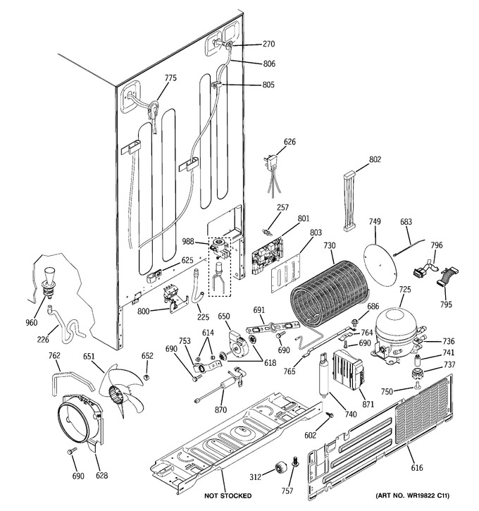 Diagram for PJG25PGTAFSV