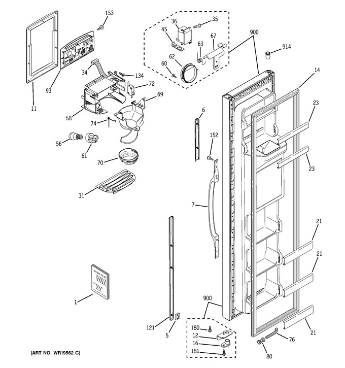 Diagram for GSH25JFRJBB