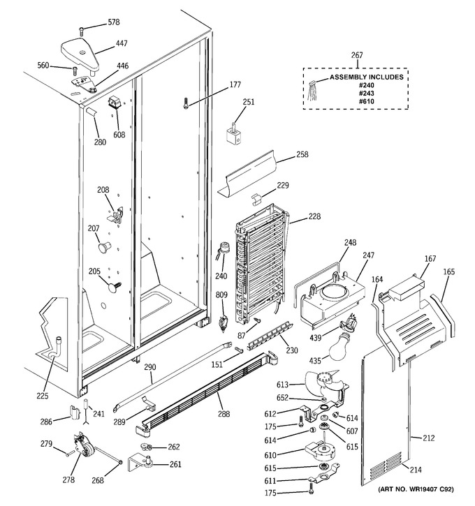 Diagram for GSH25JFRJWW