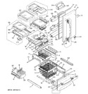 Diagram for 1 - Doors & Shelves